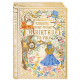 Art File Birthday Greeting Card - Alice in Wonderland Very Merry Unbirthday