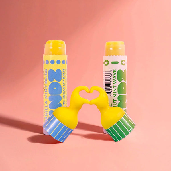KNDZ Vegan Lip Balm 2pk - Coconut & Vanilla Mint