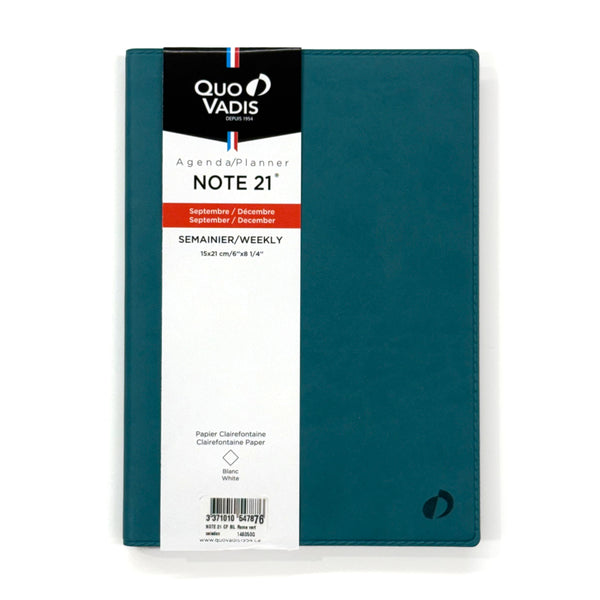 Quo Vadis 2026-2027 Academic Agenda - Weekly, Note 21, Jade