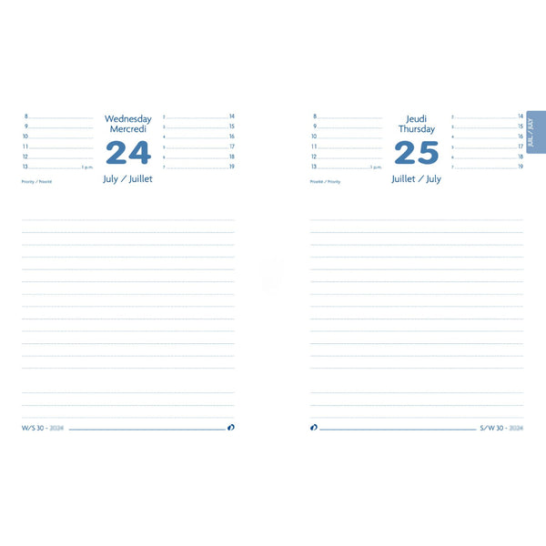 Quo Vadis 2026-2027 Academic Agenda - Daily, Textagenda, Red