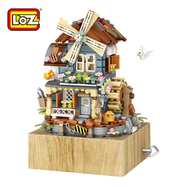 Loz Mini Block Kit - Windmill Music Box