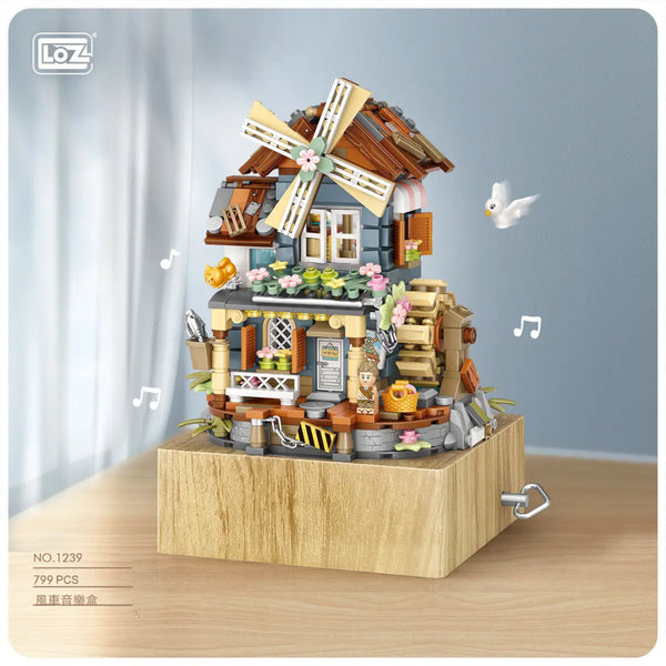 Loz Mini Block Kit - Windmill Music Box