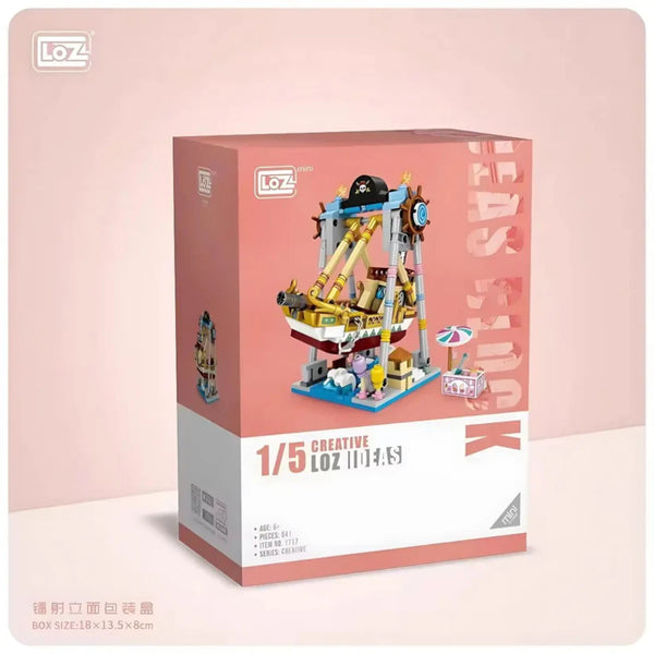 Loz Mini Block Kit - Pirate Ship Scene