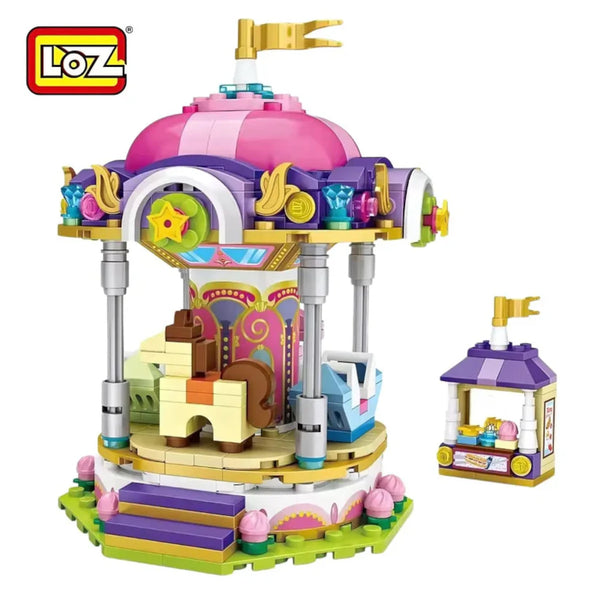 Loz Mini Block Kit - Carousel Scene
