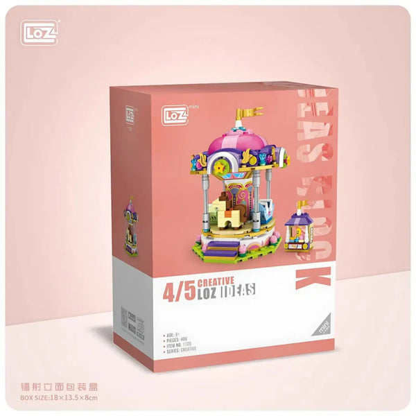 Loz Mini Block Kit - Carousel Scene