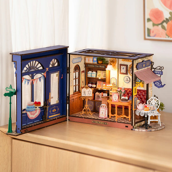 Robotime Rolife DIY Mini Model Kit - Leisure Time Tea Room