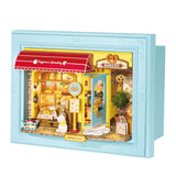 Robotime Rolife DIY Mini Model Kit, Story Frames - Fluffy Cat Bakery