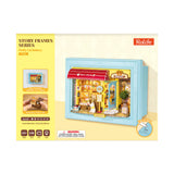 Robotime Rolife DIY Mini Model Kit, Story Frames - Fluffy Cat Bakery