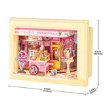 Robotime Rolife DIY Mini Model Kit, Story Frames - Sweet Scoopery Ice Cream