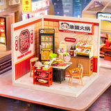 Robotime Rolife DIY Mini Model Kit, Super Creator - Panda Hot Pot