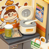 Robotime Rolife DIY Mini Model Kit, Super Creator - Night Out Food Stall