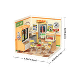 Robotime Rolife DIY Mini Model Kit, Super Creator - Night Out Food Stall