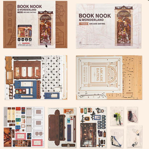 Robotime Rolife DIY Book Nook Kit - Arcade Dating