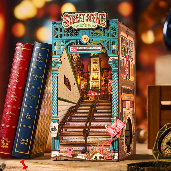 Robotime Rolife DIY Book Nook Kit - Street Scene