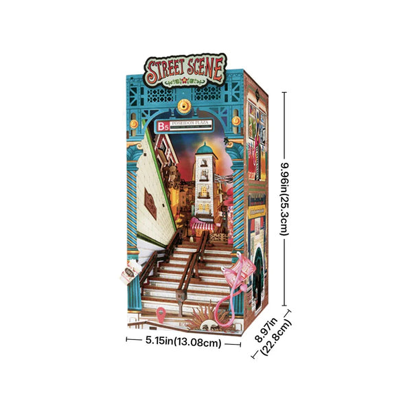 Robotime Rolife DIY Book Nook Kit - Street Scene
