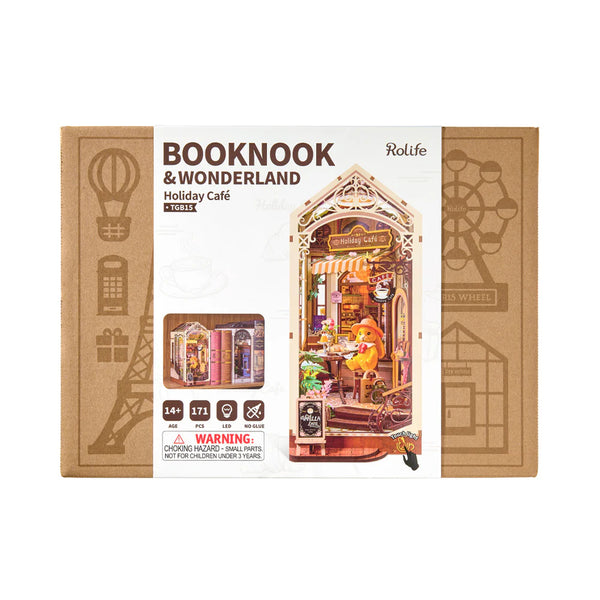 Robotime Rolife DIY Book Nook Kit - Holiday Cafe
