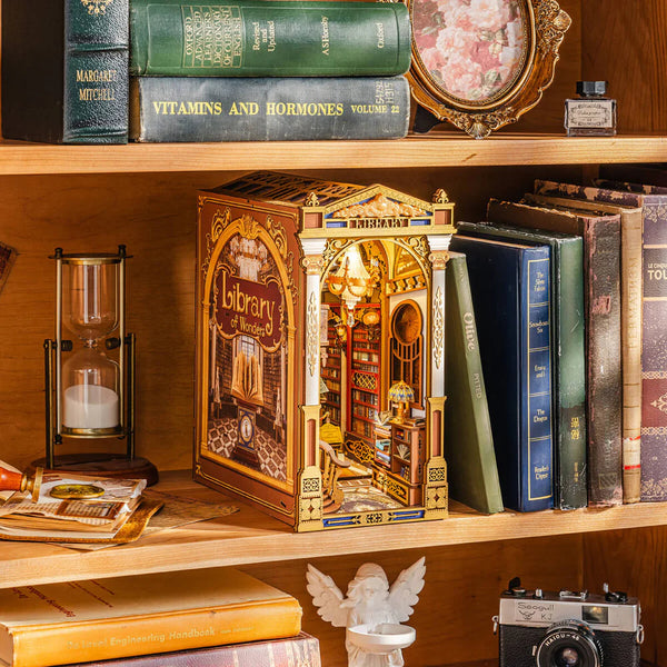 Robotime Rolife DIY Book Nook Kit - Library of Wonders