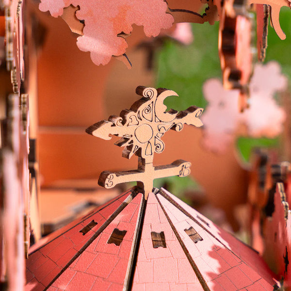 Robotime Rolife Robotime Rolife 3D Wooden Model Kit - Sakura Tree House