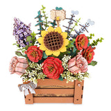 Robotime Rowood DIY Wooden Flower Model Kit - Bloom Box