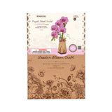 Robotime Rowood DIY Wooden Flower Model Kit - Purple Moth Orchid