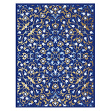 Chartwell Books Lined Journal - Blue Pattern