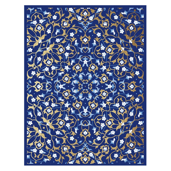 Chartwell Books Lined Journal - Blue Pattern
