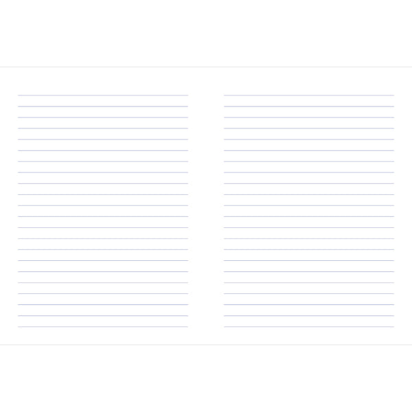 Chartwell Books Lined Journal - Blue Pattern