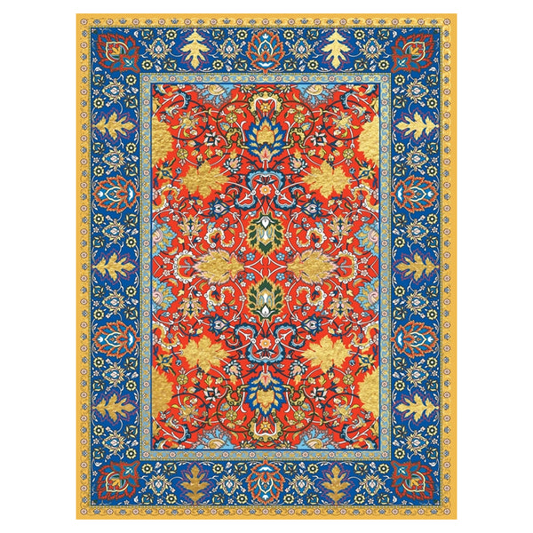 Chartwell Books Lined Journal - Red Pattern
