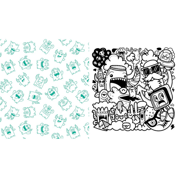 Chartwell Colouring Book - Kawaii Monsters