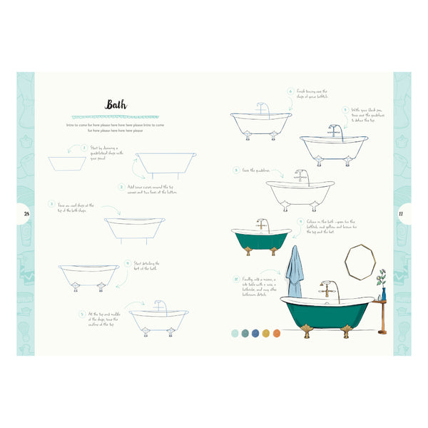 Walter Foster Ten Step Drawing: Everyday Things Book