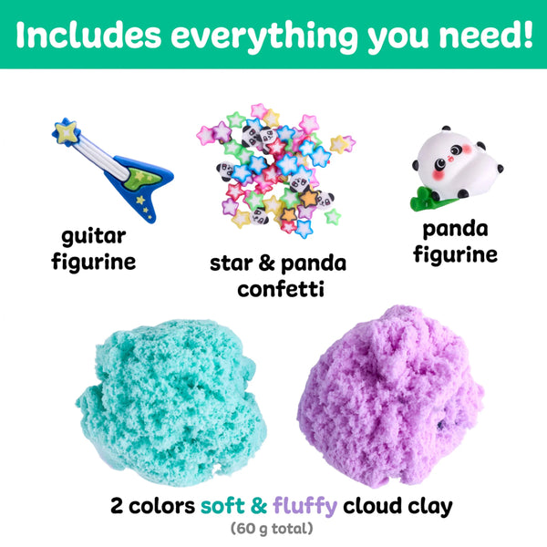 Creativity for Kids Sensory Cloud Clay Minis - Panda