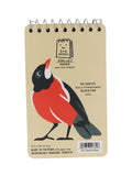 Blue Q Blank 3" x 5" Top-Coil Notebook - I'm Really Into Birds