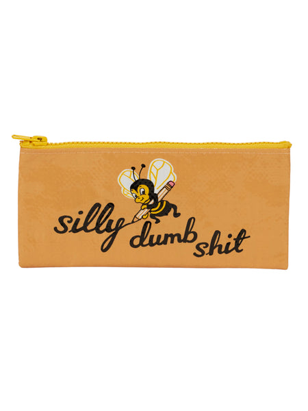 Blue Q Recycled Pencil Case - Silly Bee