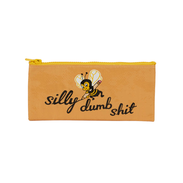 Blue Q Recycled Pencil Case - Silly Bee