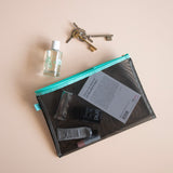 Papier Tigre Large Mesh Pouch - Black