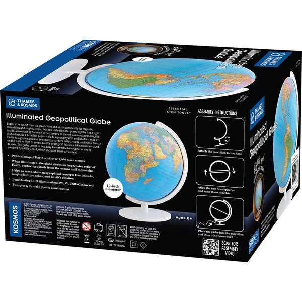 The Thames & Kosmos Illuminated Geopolitical Globe