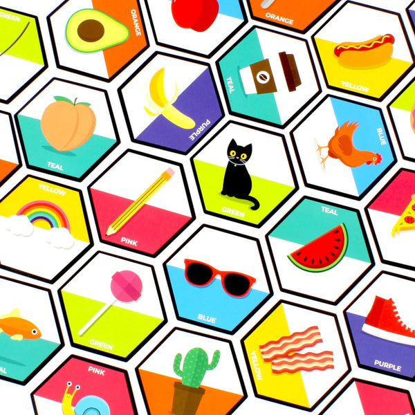 Ginger Fox Family Hex Games - Memory Game