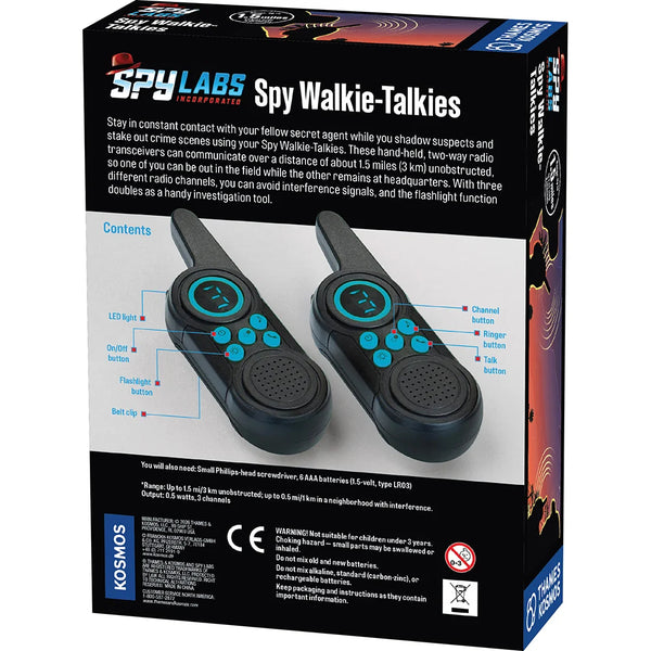 Thames & Kosmos Spy Labs - Spy Walkie-Talkies