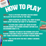 Ginger Fox Mystery Missions Party Game