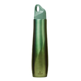 Chic Mic Bioloco Stainless Steel Bottle - The Curve, Green Metallic