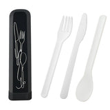 Chic Mic To Go Cutlery Set - Line Art