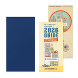 Traveler's Notebook Diary 2026 Weekly + Memo Second Half, Regular Size