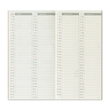 Traveler's Notebook Diary 2026 Weekly + Memo Second Half, Regular Size