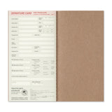 Traveler's Notebook Diary 2026 Weekly + Memo Second Half, Regular Size