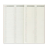 Traveler's Company 2026 Regular Size Refill - Weekly Vertical 2nd Half
