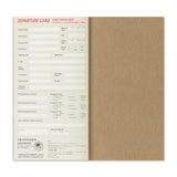 Traveler's Company 2026 Regular Size Refill - Weekly Vertical 2nd Half
