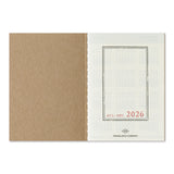 Traveler's Company 2026 Passport Notebook Refill - Weekly 2nd Half