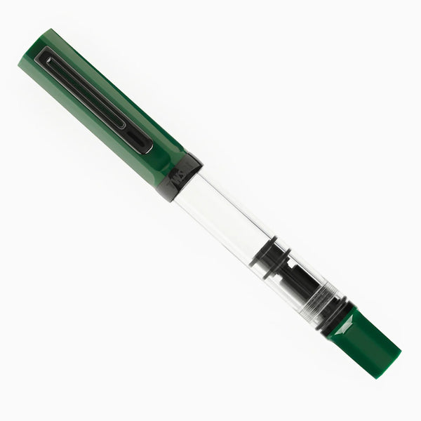 TWSBI Eco Irish Green & Oynx Fountain Pen - Medium Nib