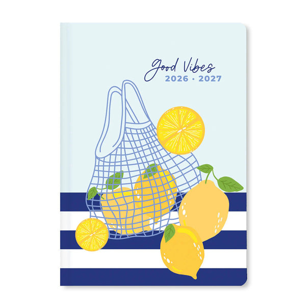 Letts 2026-2027 Agenda - Weekly, A5, Citrus Good Vibes