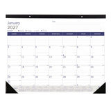 Blueline DuraGlobe™ 2027 Monthly Desk Pad Calendar